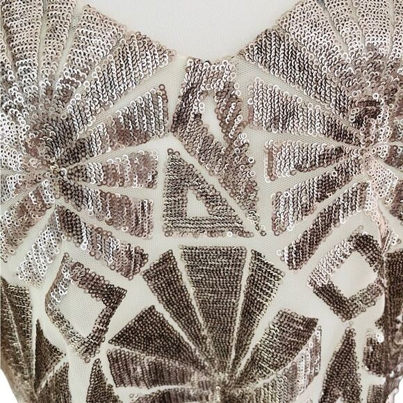 New with tags Bebe Geo Embellished Cami, Ocelot size XS - Picture 3 of 9